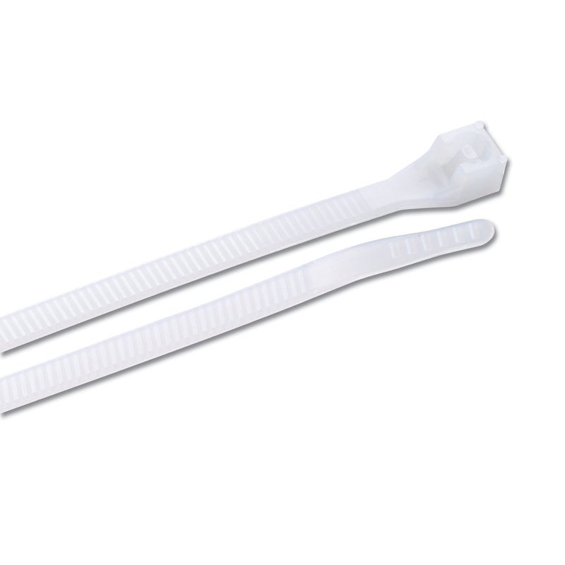 Gardner Bender 46-424 Heavy-Duty Cable Tie, 24 inch, 180 lb, Electrical Wire and Cord Management, Nylon Zip Tie, 50 Pk, Natural White - Image 1